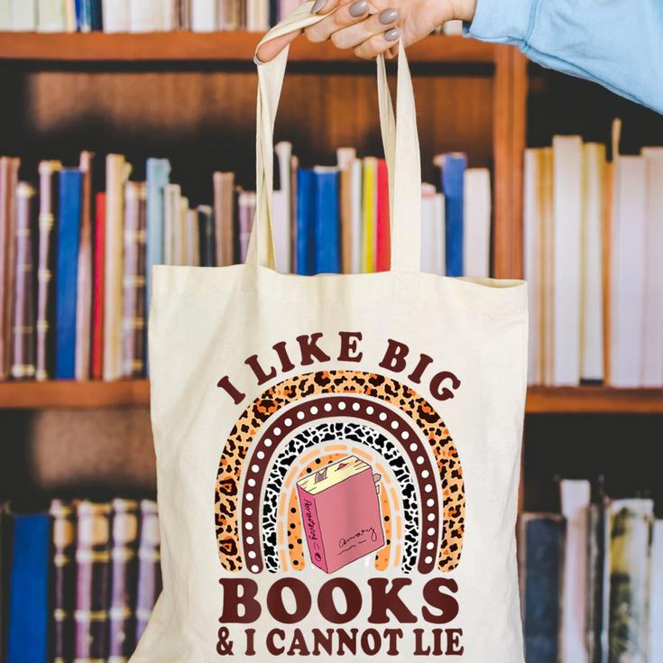 Teacher-TShirt I Like Big Books & I Cannot Lie Reading For Women Canvas Tote Bag, funny gift