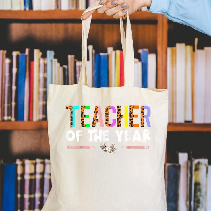 Teacher Of The Year Party Teacher Appreciation Canvas Tote Bag, funny gift