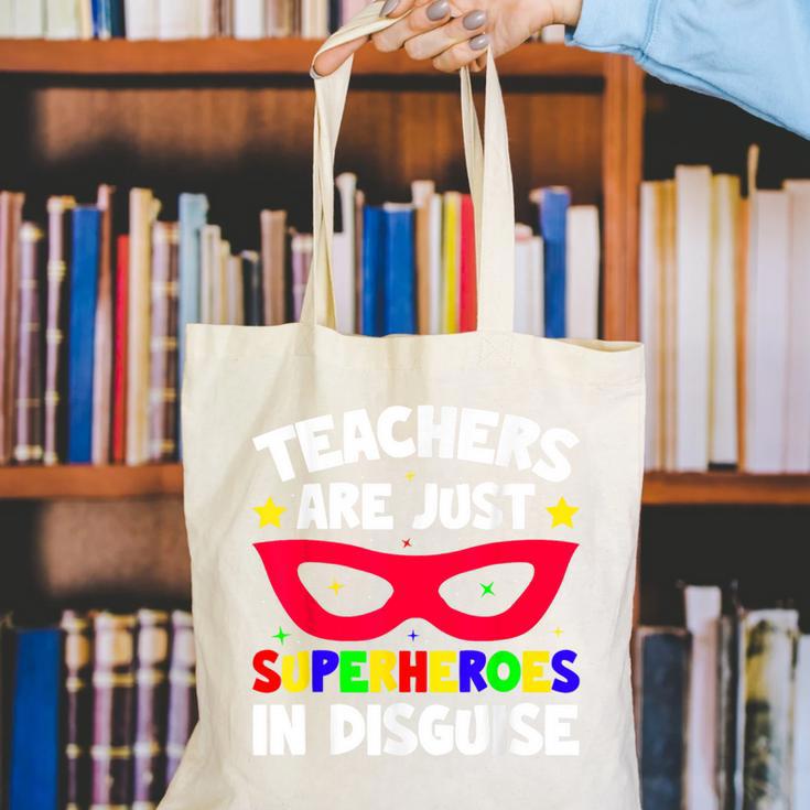 Teachers Are Just Superheroes In Disguise School Canvas Tote Bag, funny gift Teachers Are Just Superheroes In Disguise School Canvas Tote Bag, funny gift