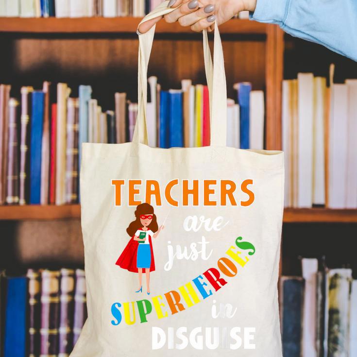 Teachers Are Superheroes Graduation School Teachers Canvas Tote Bag, funny gift Teachers Are Superheroes Graduation School Teachers Canvas Tote Bag, funny gift
