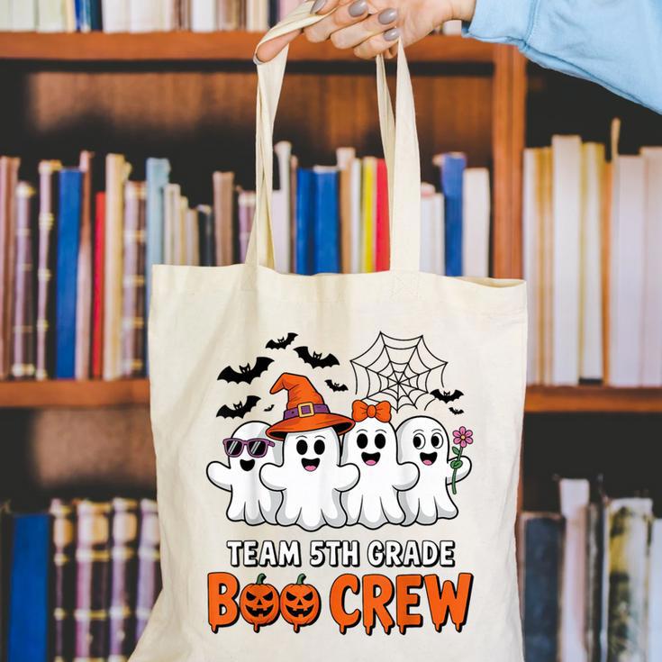 Team 5th Grade Boo Crew Halloween Teacher Student Costume Canvas Tote Bag, funny gift Team 5th Grade Boo Crew Halloween Teacher Student Costume Canvas Tote Bag, funny gift