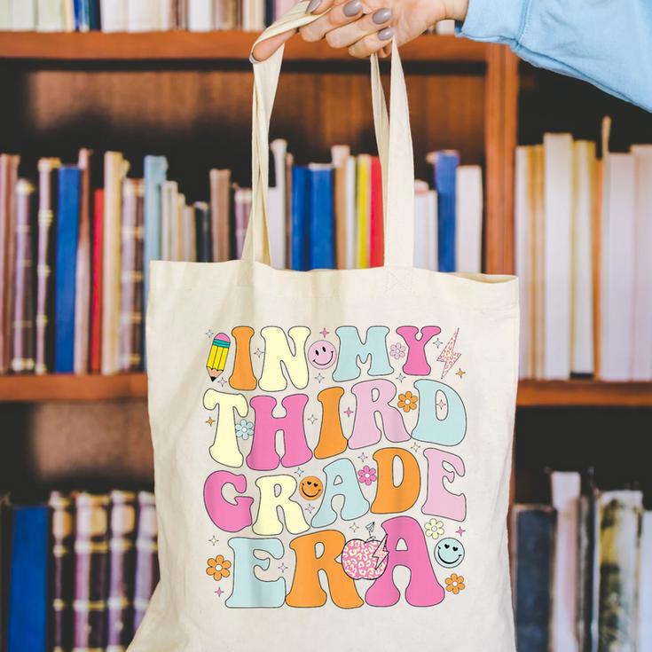 In My Third Grade Era 3rd Grade Era Teacher Back To School Canvas Tote Bag, funny gift