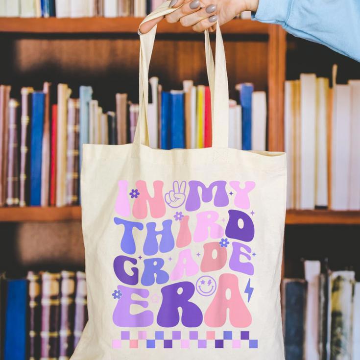 In My Third Grade Era 3rd Grade Teacher Student Boy Girl Canvas Tote Bag, funny gift In My Third Grade Era 3rd Grade Teacher Student Boy Girl Canvas Tote Bag, funny gift