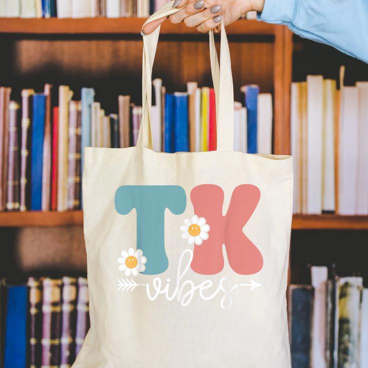 TK Vibes Back To School Teachers Students TK Team Canvas Tote Bag, funny gift TK Vibes Back To School Teachers Students TK Team Canvas Tote Bag, funny gift