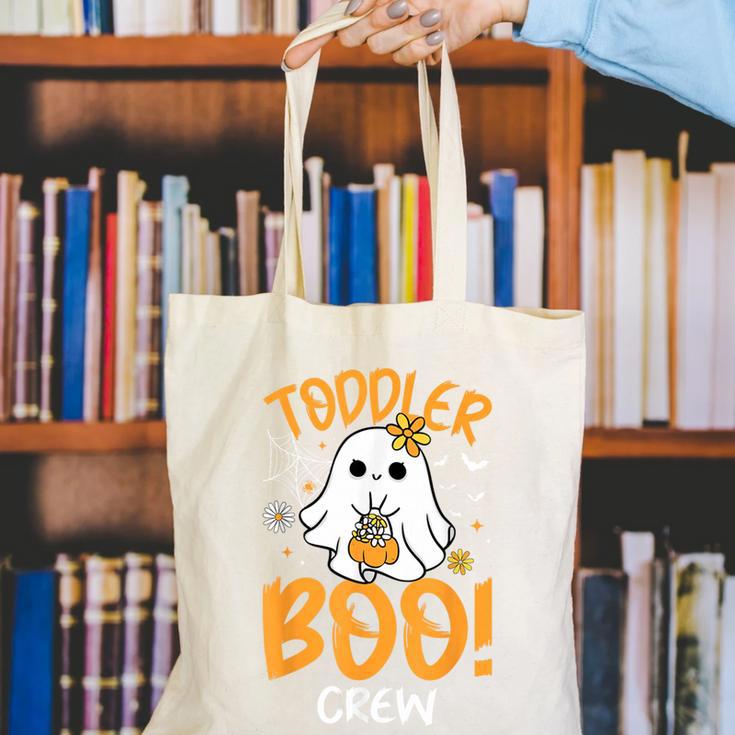 Toddler Boo Crew Babysitters Daycare Teacher Halloween Party Canvas Tote Bag, funny gift