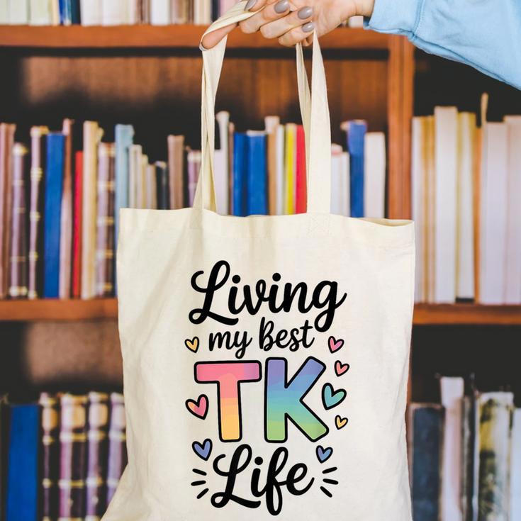 Transitional Kindergarten TK Teacher Canvas Tote Bag, funny gift Transitional Kindergarten TK Teacher Canvas Tote Bag, funny gift