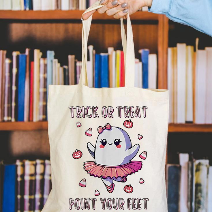 Trick Or Treat Point Your Feet Halloween Ghost Dance Teacher Canvas Tote Bag, funny gift Trick Or Treat Point Your Feet Halloween Ghost Dance Teacher Canvas Tote Bag, funny gift