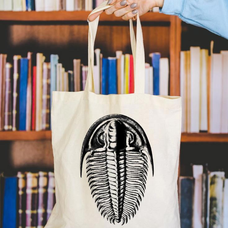 Trilobite Fossil Geology Teacher Student Geologist Canvas Tote Bag, funny gift Trilobite Fossil Geology Teacher Student Geologist Canvas Tote Bag, funny gift