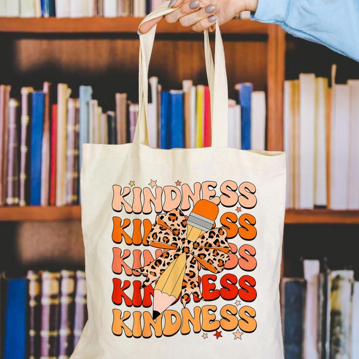 Unity Day Orange Kindness Teacher Bow Anti Bullying Be Kind Canvas Tote Bag, funny gift Unity Day Orange Kindness Teacher Bow Anti Bullying Be Kind Canvas Tote Bag, funny gift
