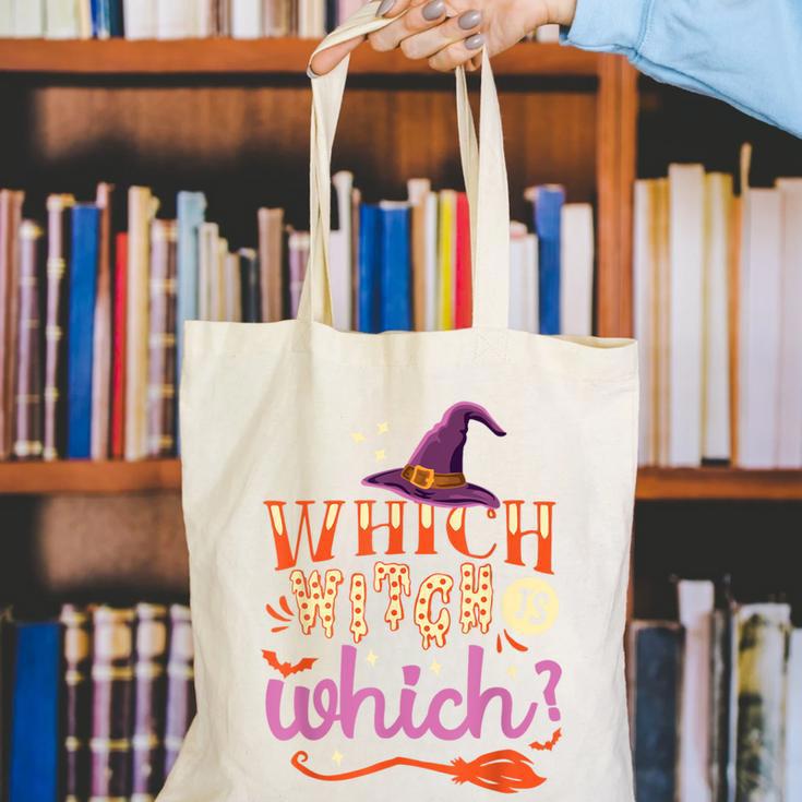 Which Witch Is Which Halloween English Teacher Canvas Tote Bag, English Teacher Tote Bags, funny gift Which Witch Is Which Halloween English Teacher Canvas Tote Bag, English Teacher Tote Bags, funny gift