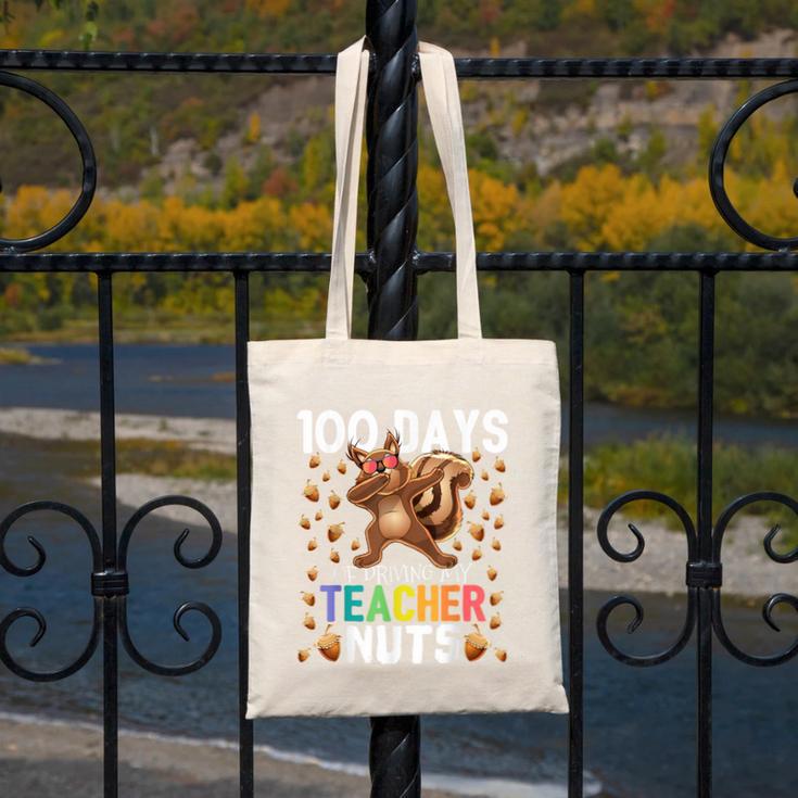100 Days Of Driving My Teacher Nuts Dabbing Squirrel School Canvas Tote Bag, funny design 100 Days Of Driving My Teacher Nuts Dabbing Squirrel School Canvas Tote Bag, funny design