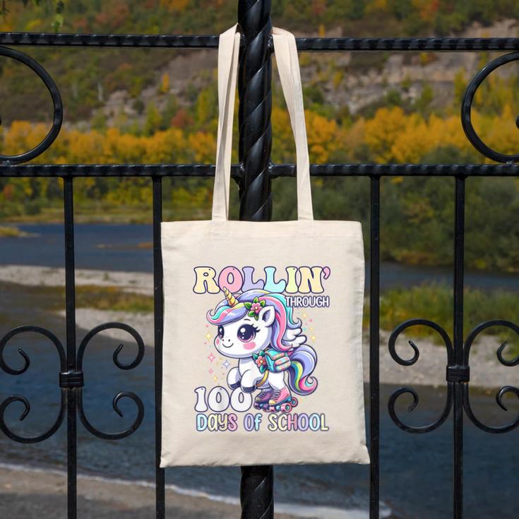 100 Days Of School Girls Teacher 100th Day Unicorn Outfit Canvas Tote Bag, funny design 100 Days Of School Girls Teacher 100th Day Unicorn Outfit Canvas Tote Bag, funny design