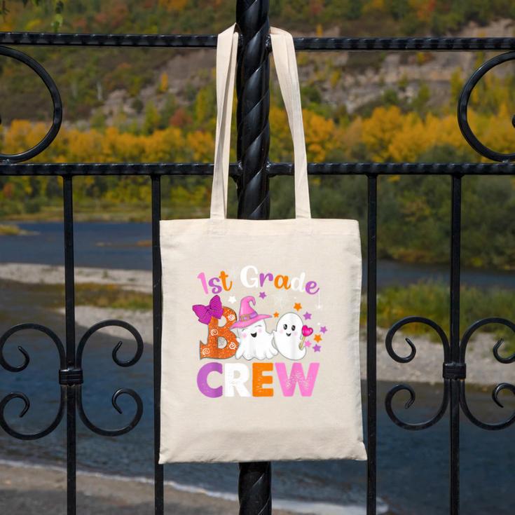 1st Grade Boo Crew First Grade Halloween Costume Teacher Kid Canvas Tote Bag, First Grade Teacher Gifts, funny design 1st Grade Boo Crew First Grade Halloween Costume Teacher Kid Canvas Tote Bag, First Grade Teacher Gifts, funny design