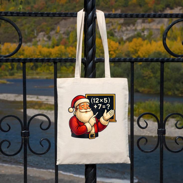 67 Teacher Santa Christmas Six Seven Meme Math Xmas Canvas Tote Bag, funny design 67 Teacher Santa Christmas Six Seven Meme Math Xmas Canvas Tote Bag, funny design