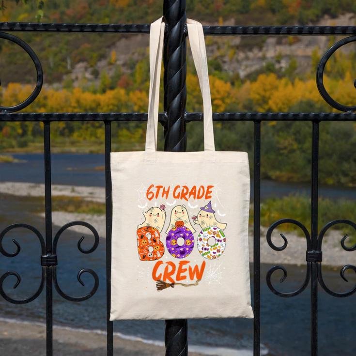 6th Grade Boo Crew Sixth Grade Halloween Teacher Kid Canvas Tote Bag, funny design 6th Grade Boo Crew Sixth Grade Halloween Teacher Kid Canvas Tote Bag, funny design