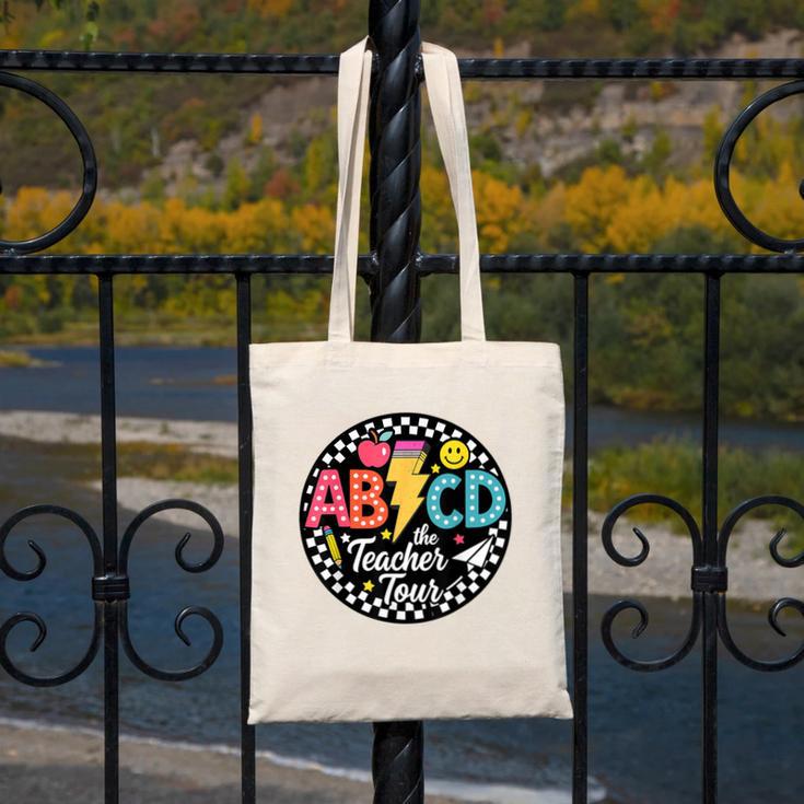 ABCD The Teacher Tour Back To School First Day Of School Canvas Tote Bag, funny design ABCD The Teacher Tour Back To School First Day Of School Canvas Tote Bag, funny design