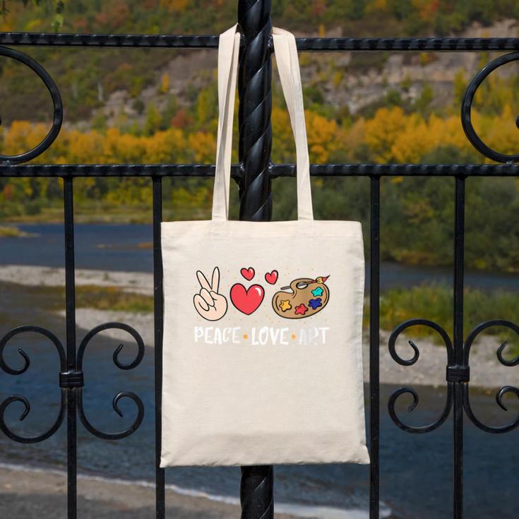 Art Teacher Peace Love Art For Artists And Painters Canvas Tote Bag, funny design Art Teacher Peace Love Art For Artists And Painters Canvas Tote Bag, funny design