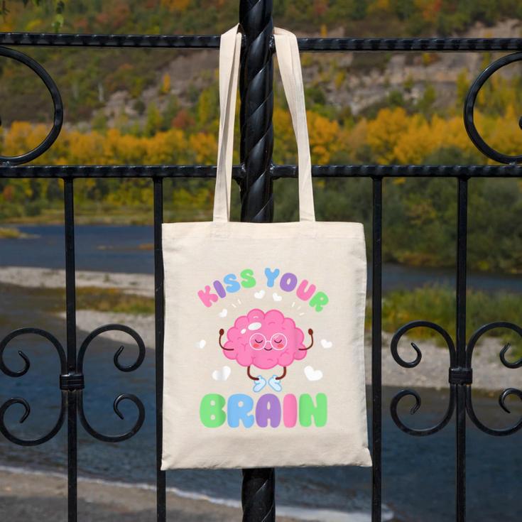 Back To School Kiss Your Brain Cute Teacher Appreciation Canvas Tote Bag, funny design Back To School Kiss Your Brain Cute Teacher Appreciation Canvas Tote Bag, funny design