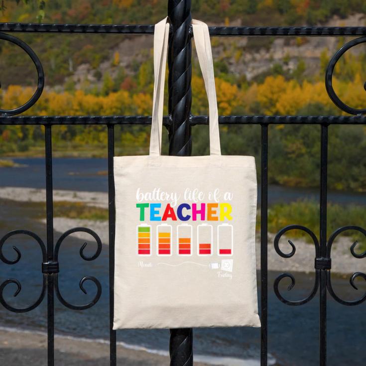 Battery Life Of a Teacher Shirt Thanksgiving Teacher Canvas Tote Bag, funny design Battery Life Of a Teacher Shirt Thanksgiving Teacher Canvas Tote Bag, funny design