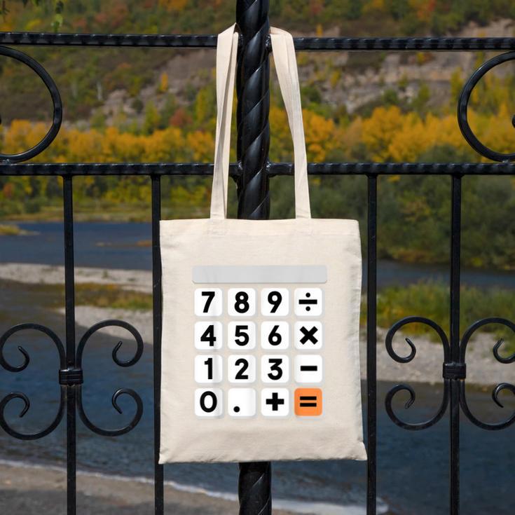 Calculator Easy Halloween Costume For Math Teacher Canvas Tote Bag, funny design Calculator Easy Halloween Costume For Math Teacher Canvas Tote Bag, funny design