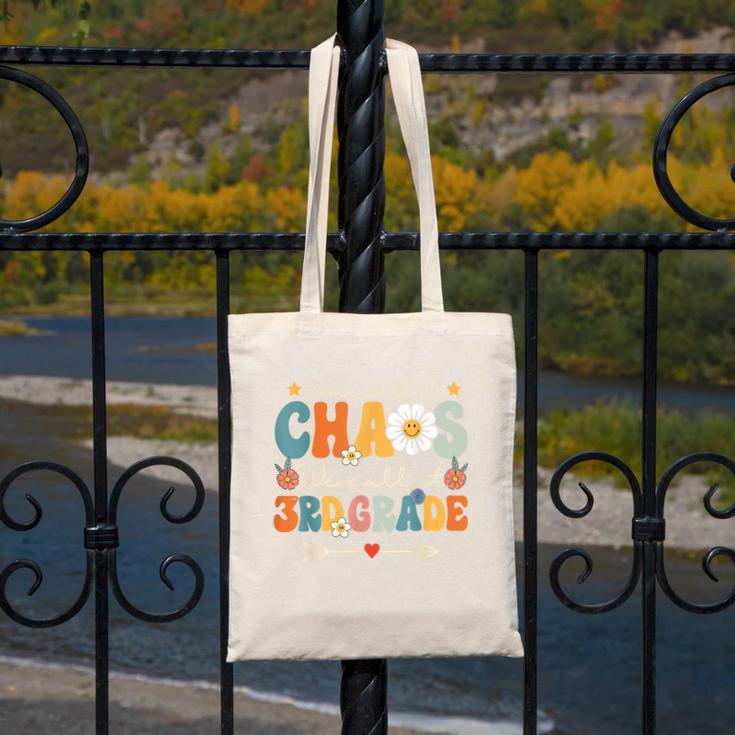 Some Call It Chaos We Call It 3rd Grade Third Grade Teachers Men Women Kids Canvas Tote Bag, funny design