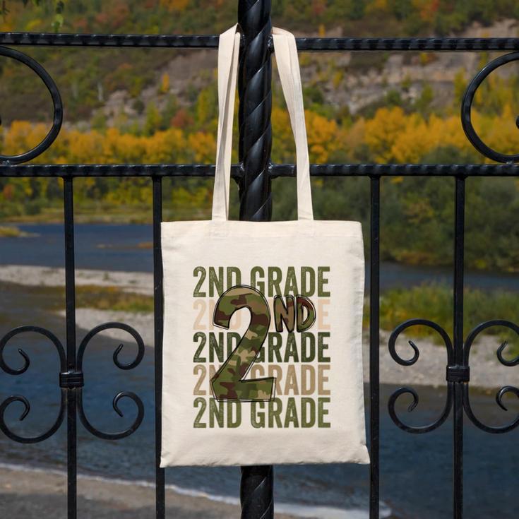 Camo Team 2nd Grade Squad Back To School Teacher Kids Boys Canvas Tote Bag, 2nd Grade Teacher Gifts, funny design Camo Team 2nd Grade Squad Back To School Teacher Kids Boys Canvas Tote Bag, 2nd Grade Teacher Gifts, funny design