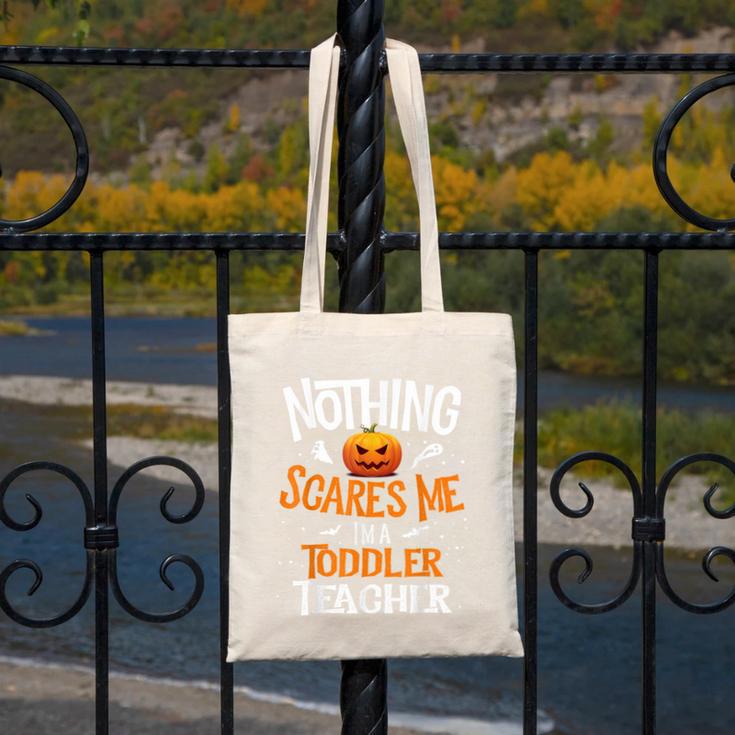 You Cannot Scare Me I'm An Toddler Teacher Halloween Men Women Kids Canvas Tote Bag, funny design You Cannot Scare Me I'm An Toddler Teacher Halloween Men Women Kids Canvas Tote Bag, funny design