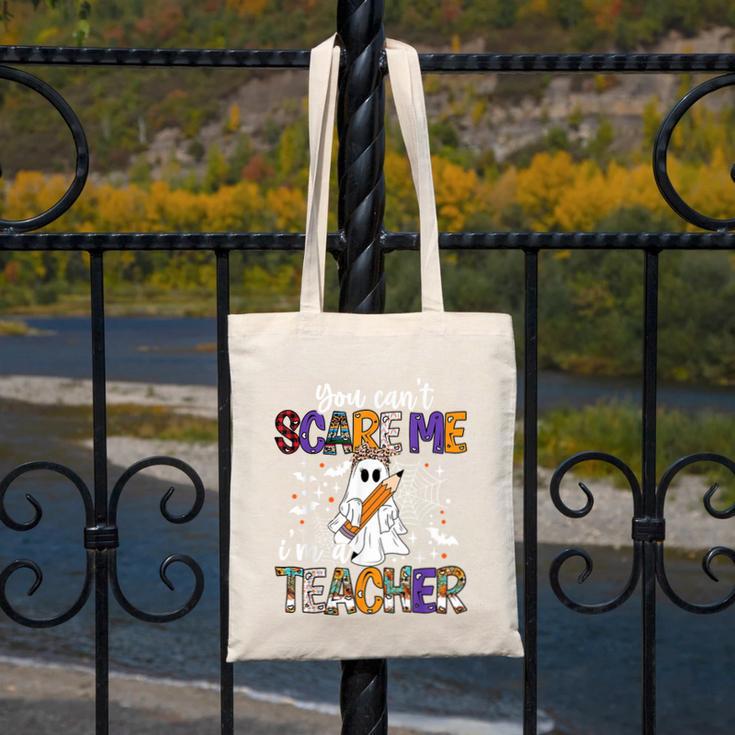 You Can't Scare Me I'm A Teacher Halloween Costume Canvas Tote Bag, funny design You Can't Scare Me I'm A Teacher Halloween Costume Canvas Tote Bag, funny design