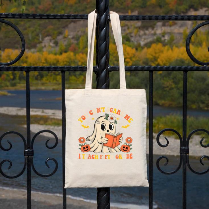 You Can't Scare Me I Teach Fifth Grade Halloween Teacher Canvas Tote Bag, funny design You Can't Scare Me I Teach Fifth Grade Halloween Teacher Canvas Tote Bag, funny design