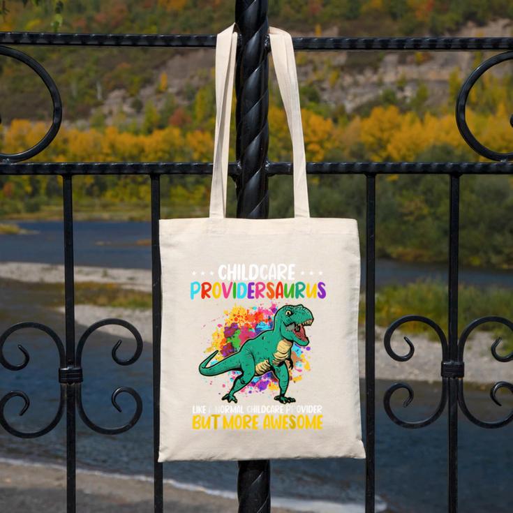 Childcare Providersaurus Daycare Teachers Canvas Tote Bag, funny design Childcare Providersaurus Daycare Teachers Canvas Tote Bag, funny design