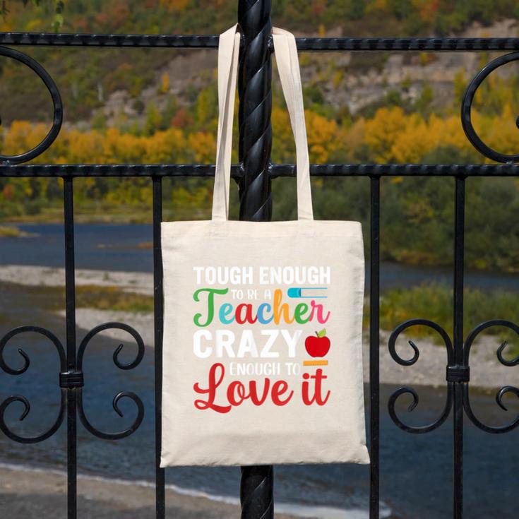 Crazy Teacher Men Women School Teachers Canvas Tote Bag, funny design