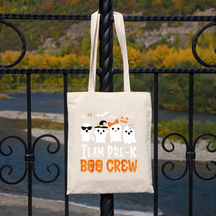 Cute Ghost Team Pre K Boo Crew Halloween Teacher Student Canvas Tote Bag, funny design Cute Ghost Team Pre K Boo Crew Halloween Teacher Student Canvas Tote Bag, funny design