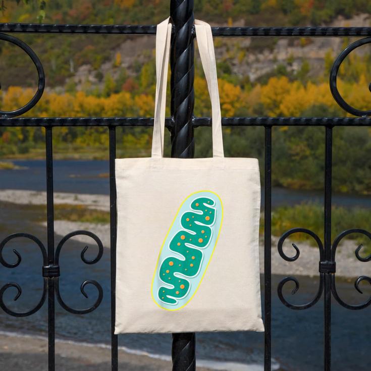DIY Mitochondria Costume Biology Teacher Halloween Canvas Tote Bag, funny design DIY Mitochondria Costume Biology Teacher Halloween Canvas Tote Bag, funny design