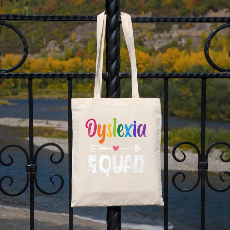 Dyslexia Awareness Month Dyslexia Teacher Therapist Canvas Tote Bag, funny design