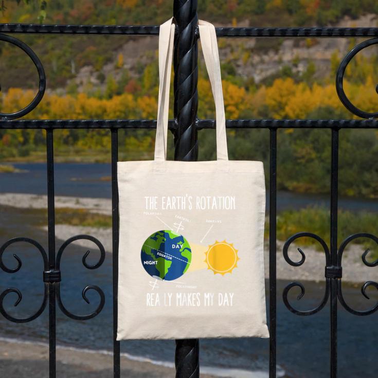 Earth Rotation Earth Day Science Teacher Kids Women Canvas Tote Bag, Science Teacher Gifts, funny design Earth Rotation Earth Day Science Teacher Kids Women Canvas Tote Bag, Science Teacher Gifts, funny design
