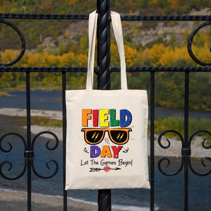 Field Day 2025 Let The Games Begin Kids Boys Girls Teachers Canvas Tote Bag, funny design Field Day 2025 Let The Games Begin Kids Boys Girls Teachers Canvas Tote Bag, funny design