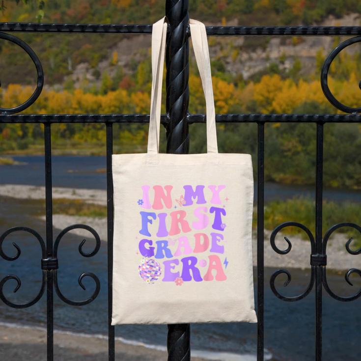 In My First Grade Era 1st Grade Girls Teacher Back To School Canvas Tote Bag, First Grade Teacher Gifts, funny design In My First Grade Era 1st Grade Girls Teacher Back To School Canvas Tote Bag, First Grade Teacher Gifts, funny design