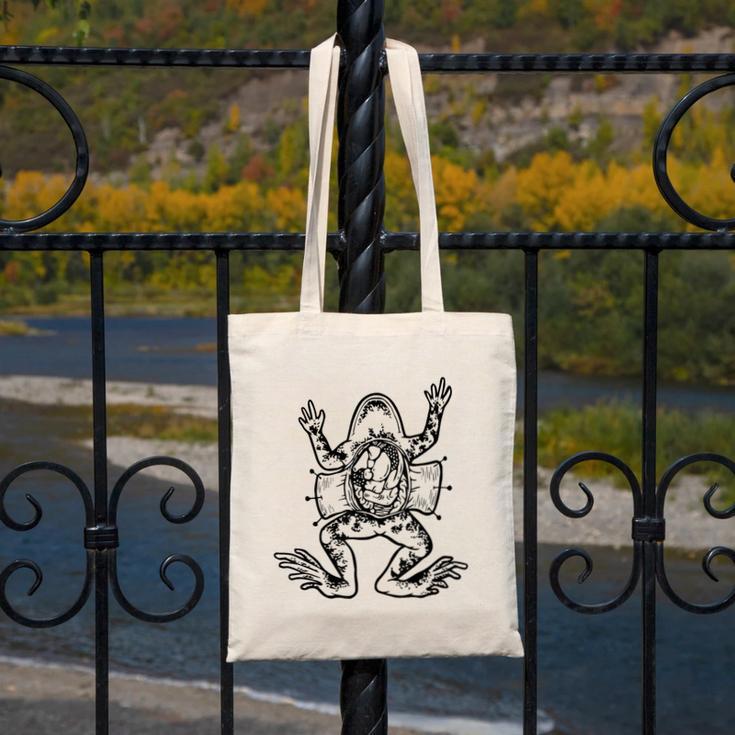 Frog Dissection Biology Anatomy Lab Science Teacher Canvas Tote Bag, Science Teacher Gifts, funny design Frog Dissection Biology Anatomy Lab Science Teacher Canvas Tote Bag, Science Teacher Gifts, funny design