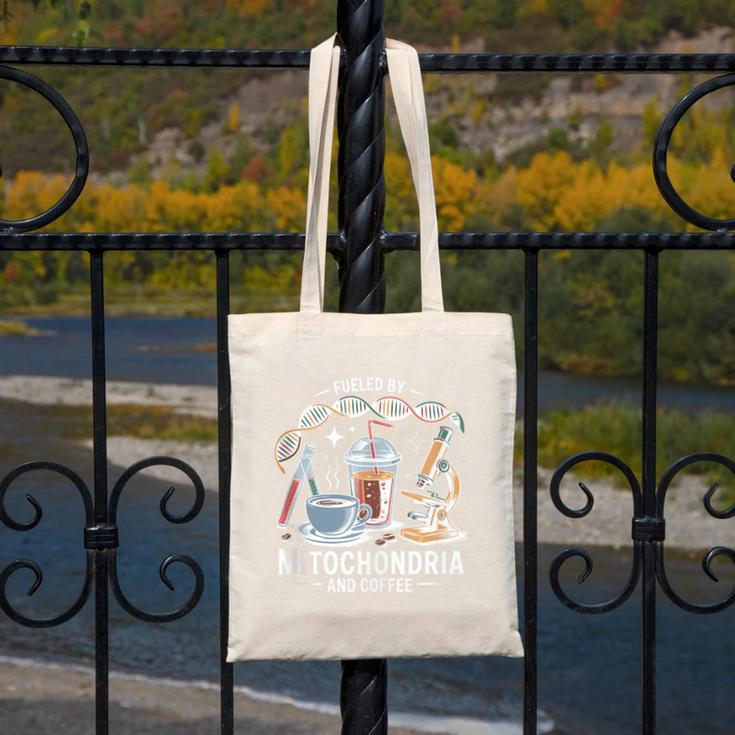 Fueled By Mitochondria Coffee Science Teacher Student Canvas Tote Bag, Science Teacher Gifts, funny design Fueled By Mitochondria Coffee Science Teacher Student Canvas Tote Bag, Science Teacher Gifts, funny design