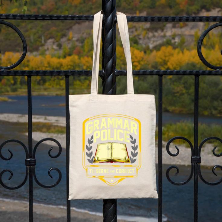 Grammar Police To Serve And Correct English Teacher Canvas Tote Bag, English Teacher Gifts, funny design Grammar Police To Serve And Correct English Teacher Canvas Tote Bag, English Teacher Gifts, funny design