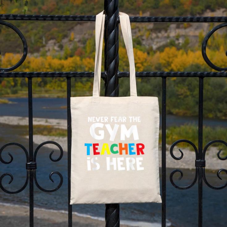 Gym Teacher Back To School Teacher Shirts For Men Women Girls Kids Canvas Tote Bag, funny design