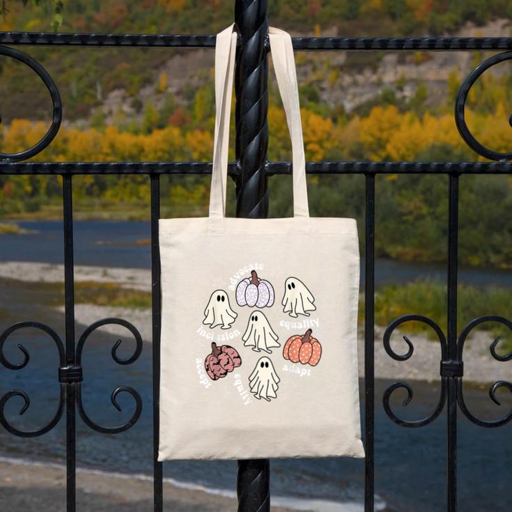 Halloween Advocate Heat Transfers Special Education Teacher Men Women Canvas Tote Bag, funny design Halloween Advocate Heat Transfers Special Education Teacher Men Women Canvas Tote Bag, funny design