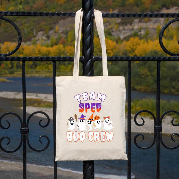 Halloween Costume Team SPED Teacher Special Education Canvas Tote Bag, funny design Halloween Costume Team SPED Teacher Special Education Canvas Tote Bag, funny design