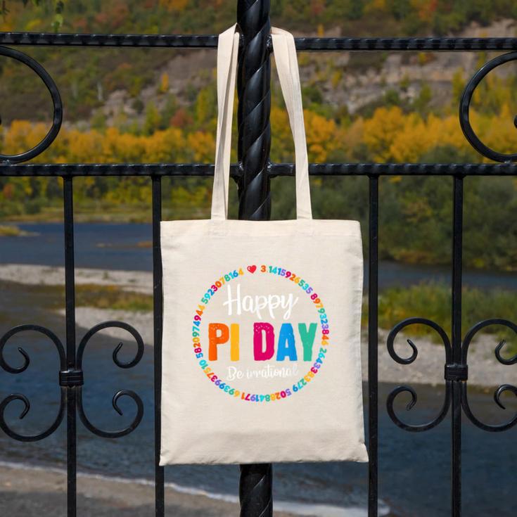 Happy Pi Day Pie Math Coach Teacher Pi Day Lover Nerdy Canvas Tote Bag, funny design