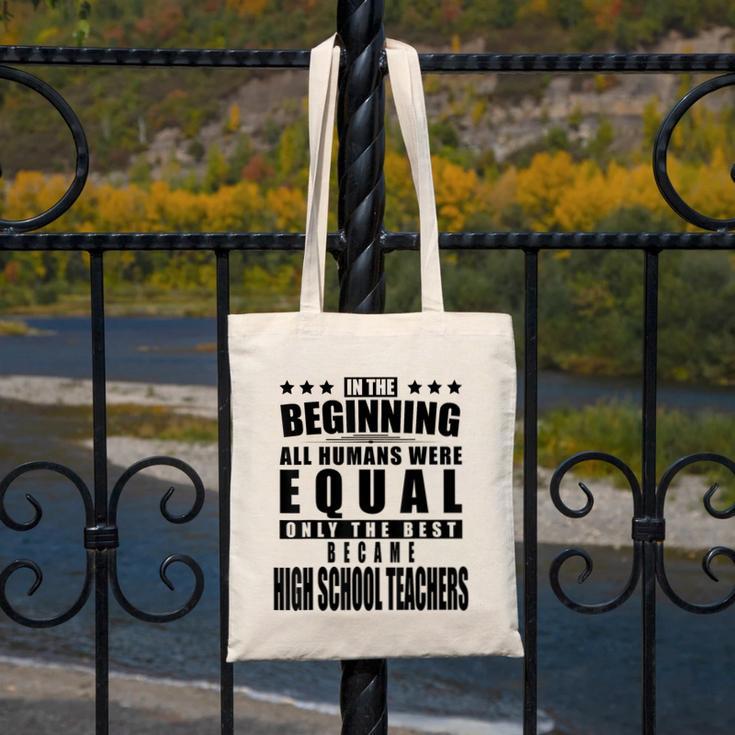 High School Teacher Personalized Canvas Tote Bag, funny design High School Teacher Personalized Canvas Tote Bag, funny design