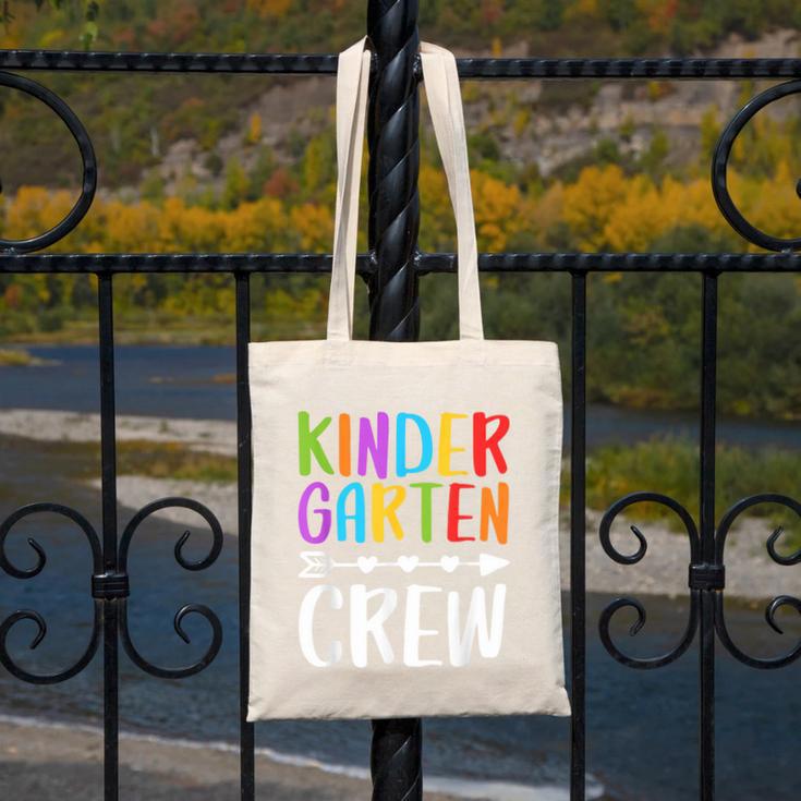 Kindergarten Crew Shirt Kinder Crew Teacher Boy Girl Canvas Tote Bag, funny design Kindergarten Crew Shirt Kinder Crew Teacher Boy Girl Canvas Tote Bag, funny design