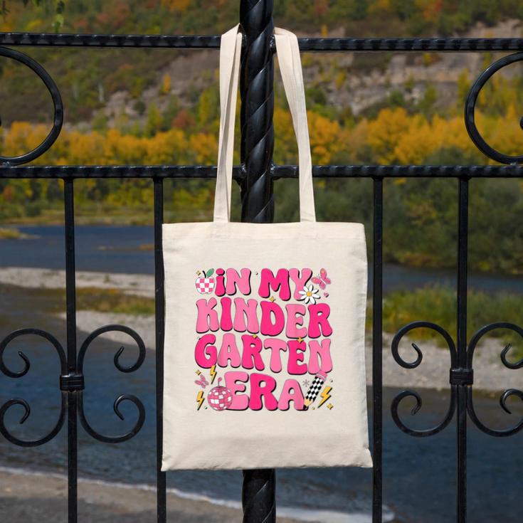In My Kindergarten Era Girl Back To School Kinder Teacher Canvas Tote Bag, funny design In My Kindergarten Era Girl Back To School Kinder Teacher Canvas Tote Bag, funny design