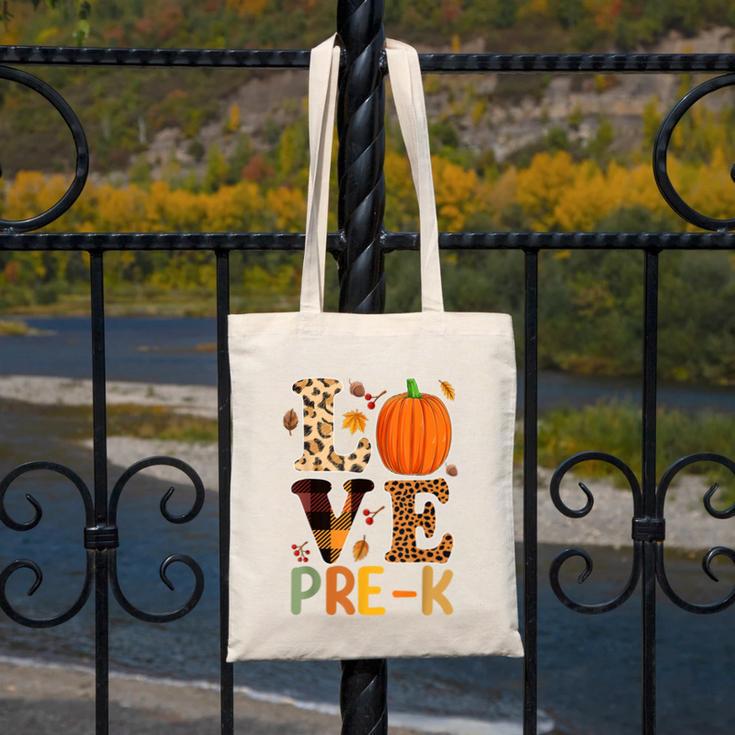 Love Pre-k Teacher Shirts Autumn Fall Pumpkin Fall Leopard Canvas Tote Bag, funny design Love Pre-k Teacher Shirts Autumn Fall Pumpkin Fall Leopard Canvas Tote Bag, funny design