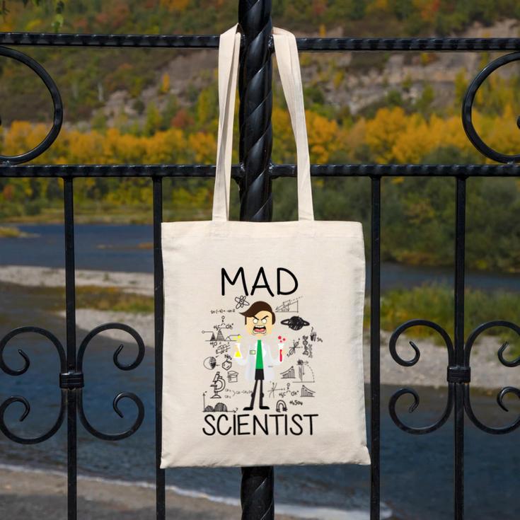 Mad Scientist Shirt Kids Boys Youth Science Teacher Canvas Tote Bag, Science Teacher Gifts, funny design