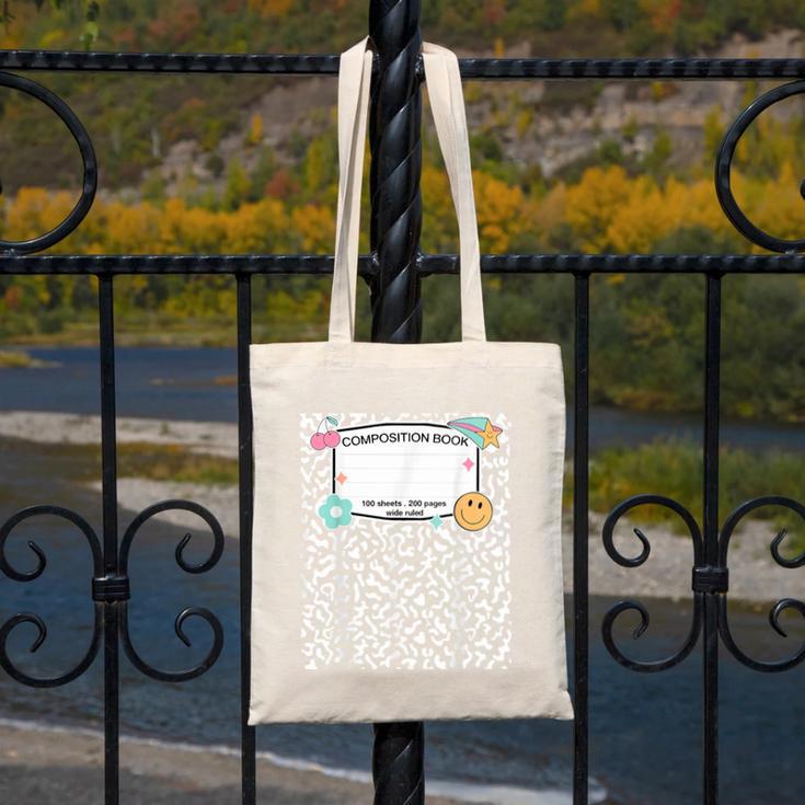 Matching Group Halloween Teacher Composition Book Notebook Canvas Tote Bag, funny design Matching Group Halloween Teacher Composition Book Notebook Canvas Tote Bag, funny design